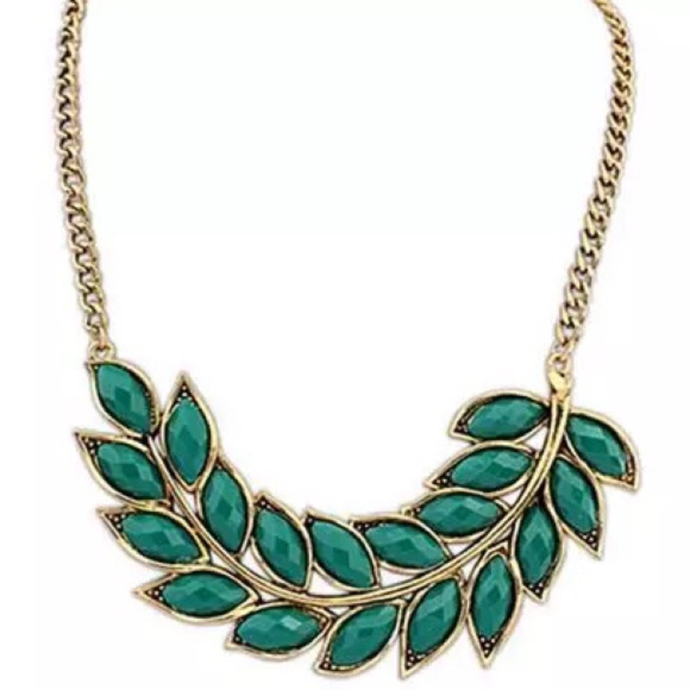 🆕 Leaf Statement Necklace